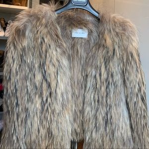 Vintage Yves Salomon Meteo fur coat/ jacket